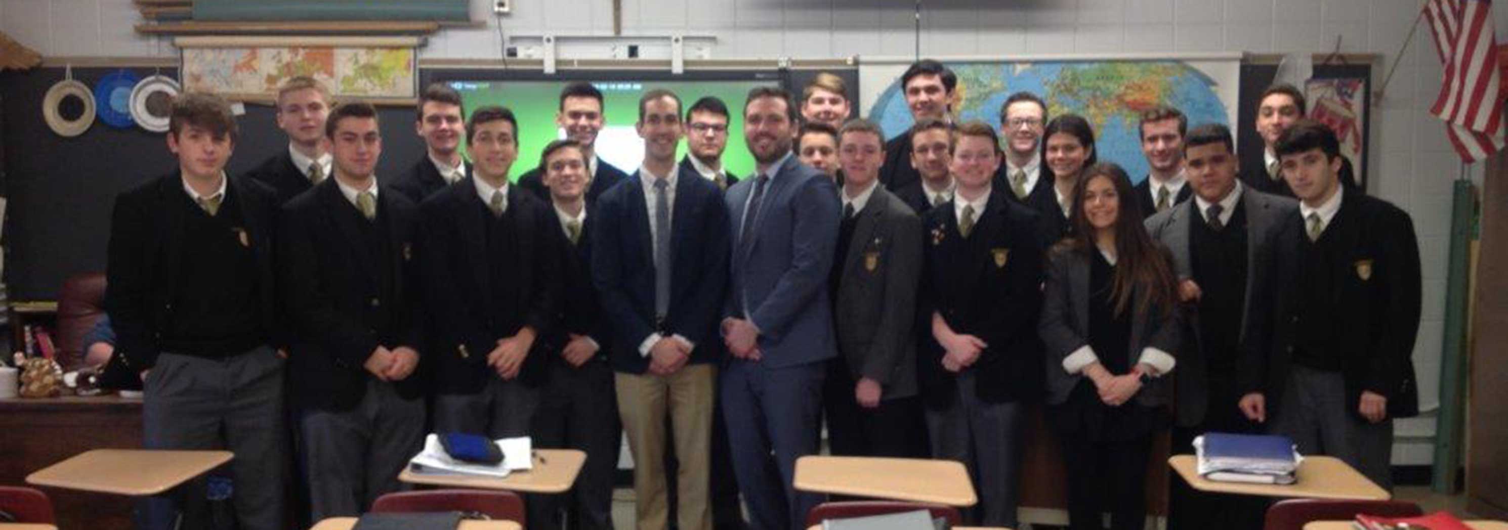 GMAG teaches students at St. Anthony’s High School the principles of investing